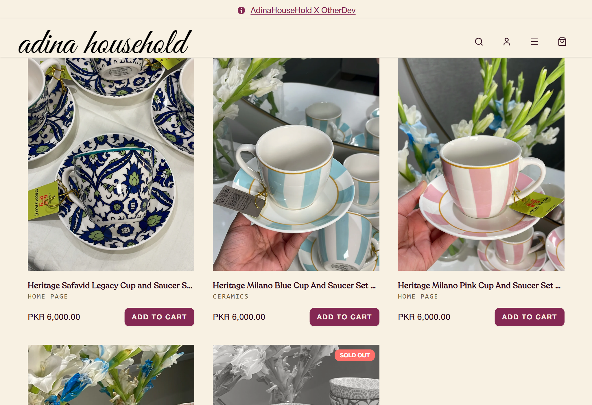 Adina Household — Headless Shopify Storefront - Image 3