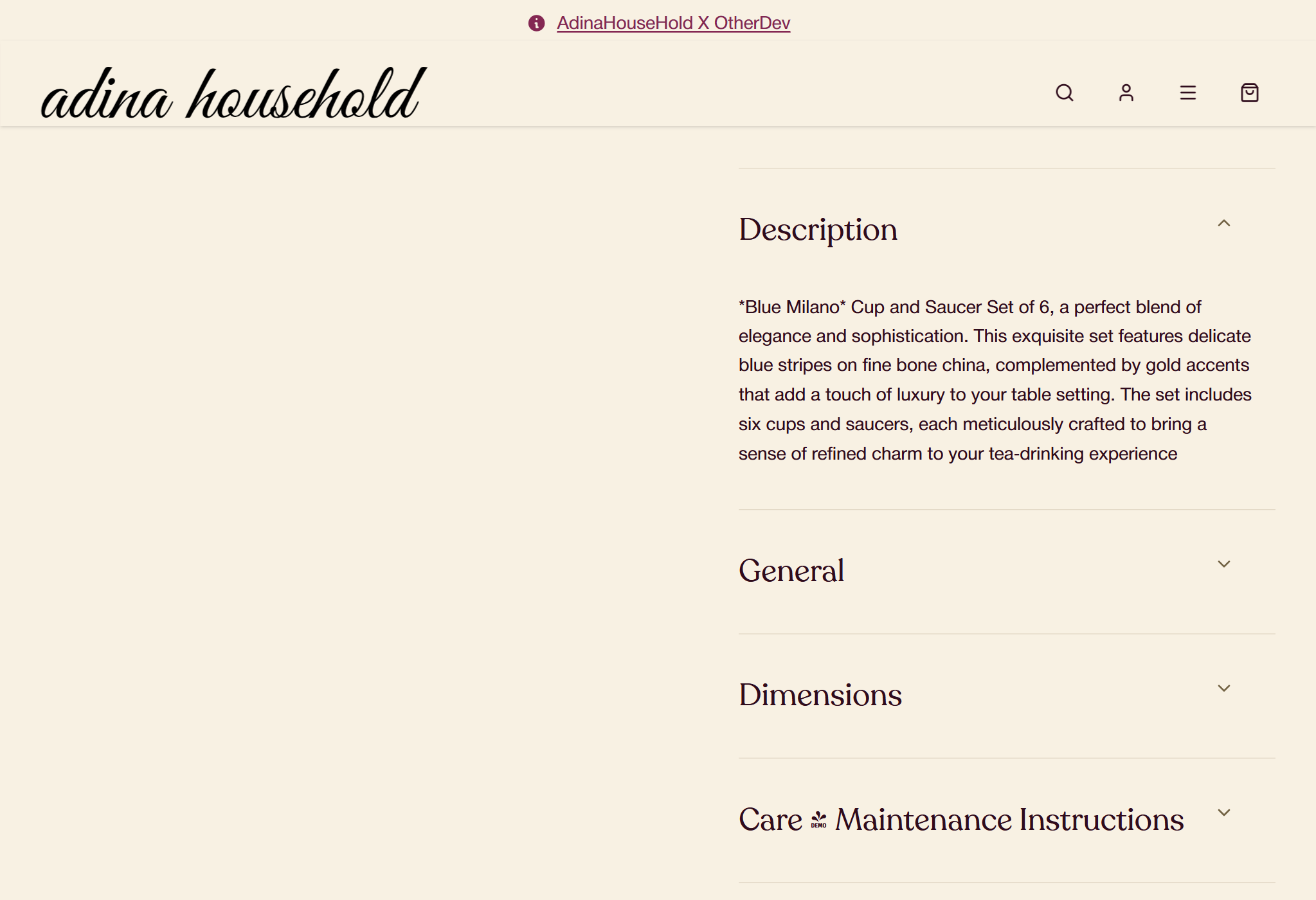Adina Household — Headless Shopify Storefront - Image 5