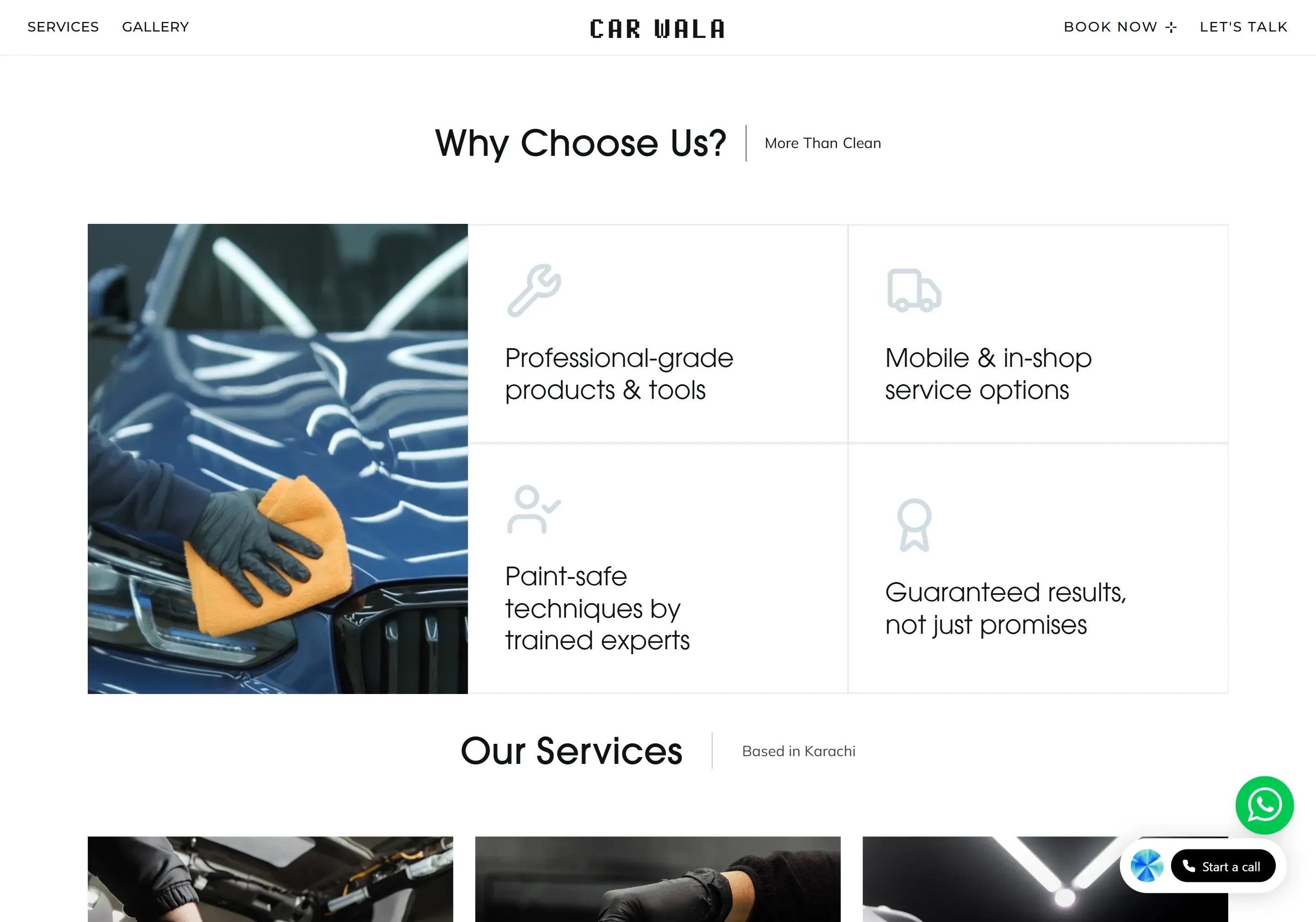 Carwala — Car Wash & Detailing Booking Platform