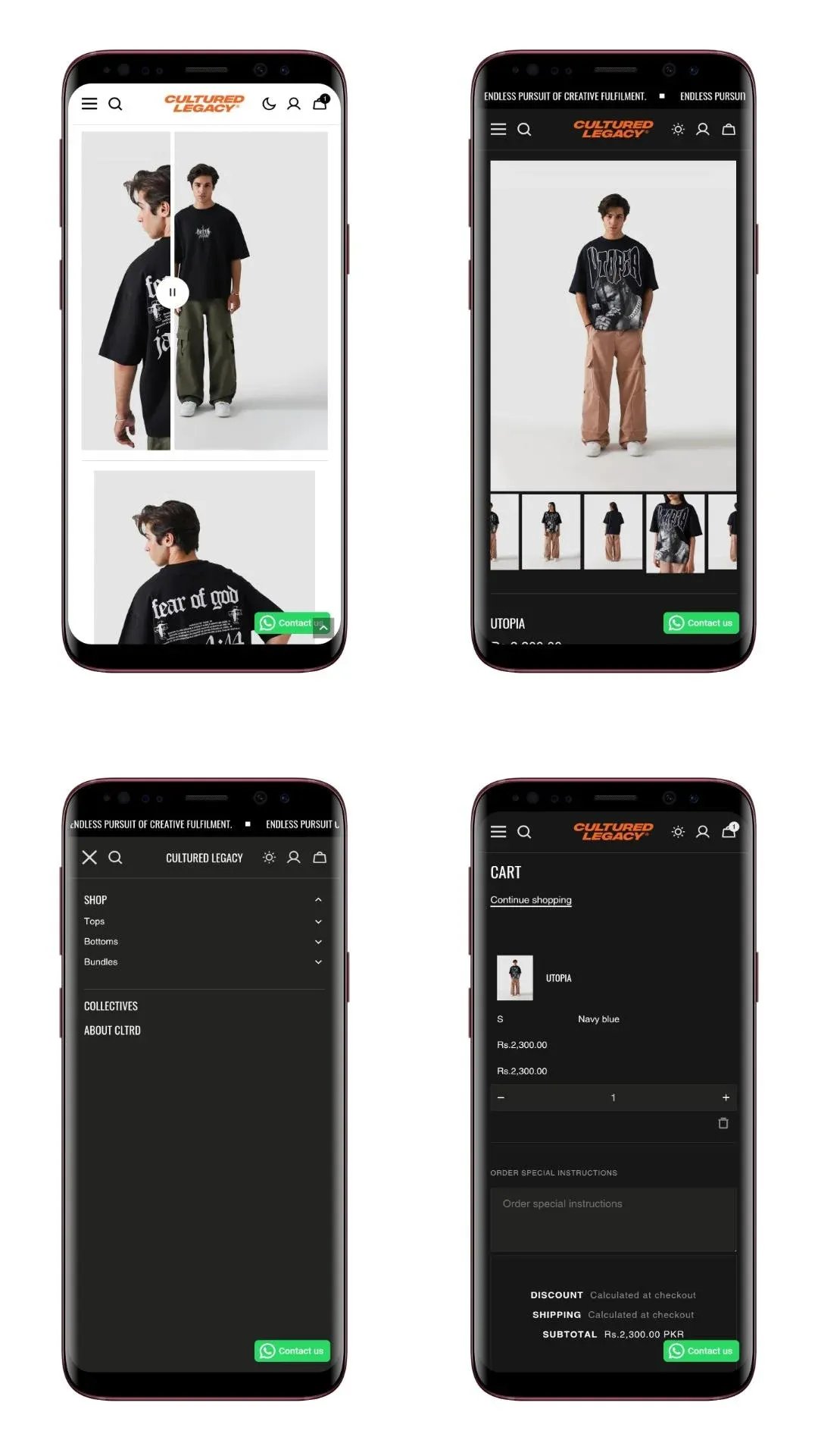 Website Development for Cultured Legacy