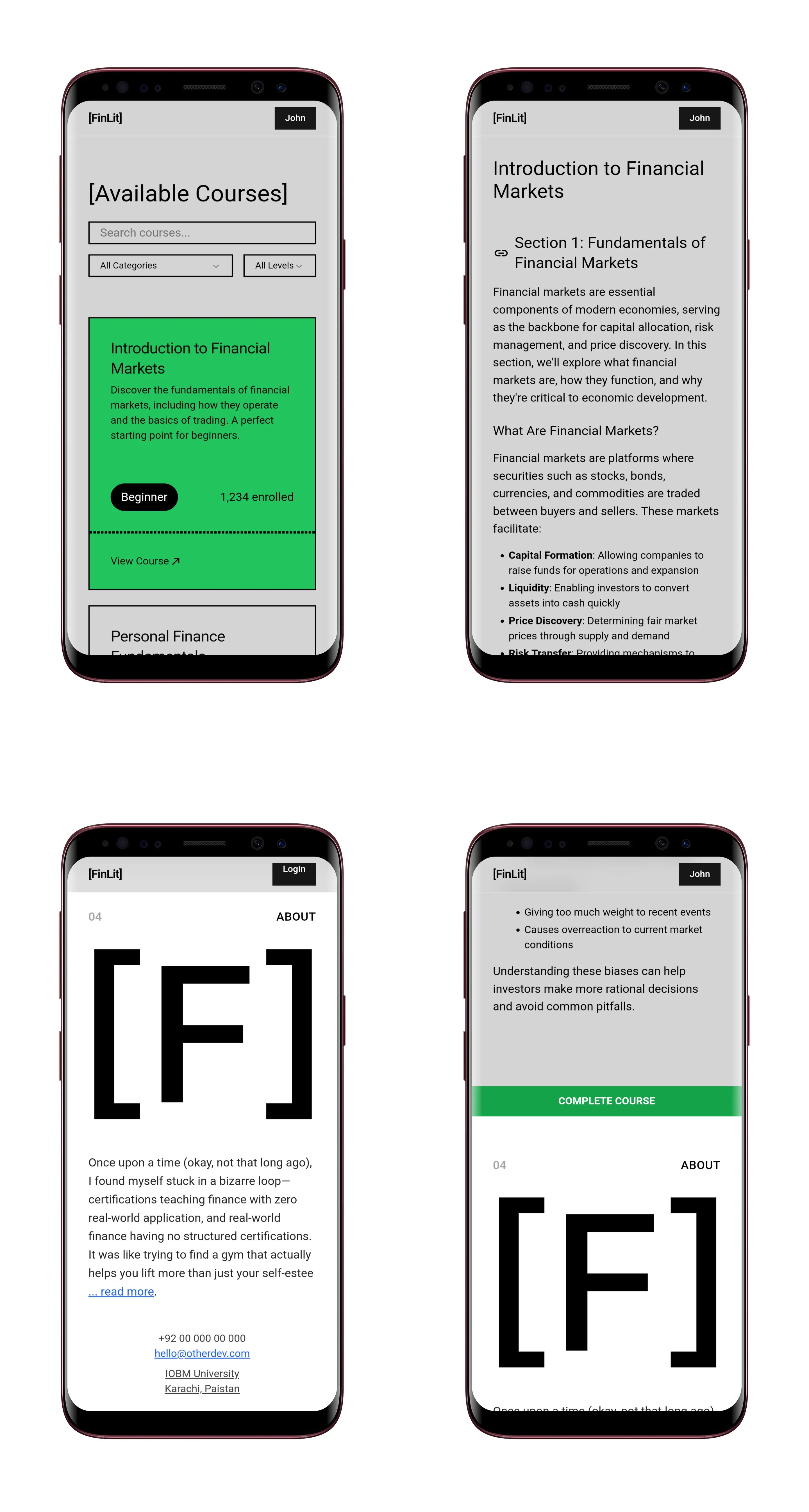 Branding & SaaS Platform Development for Finlit