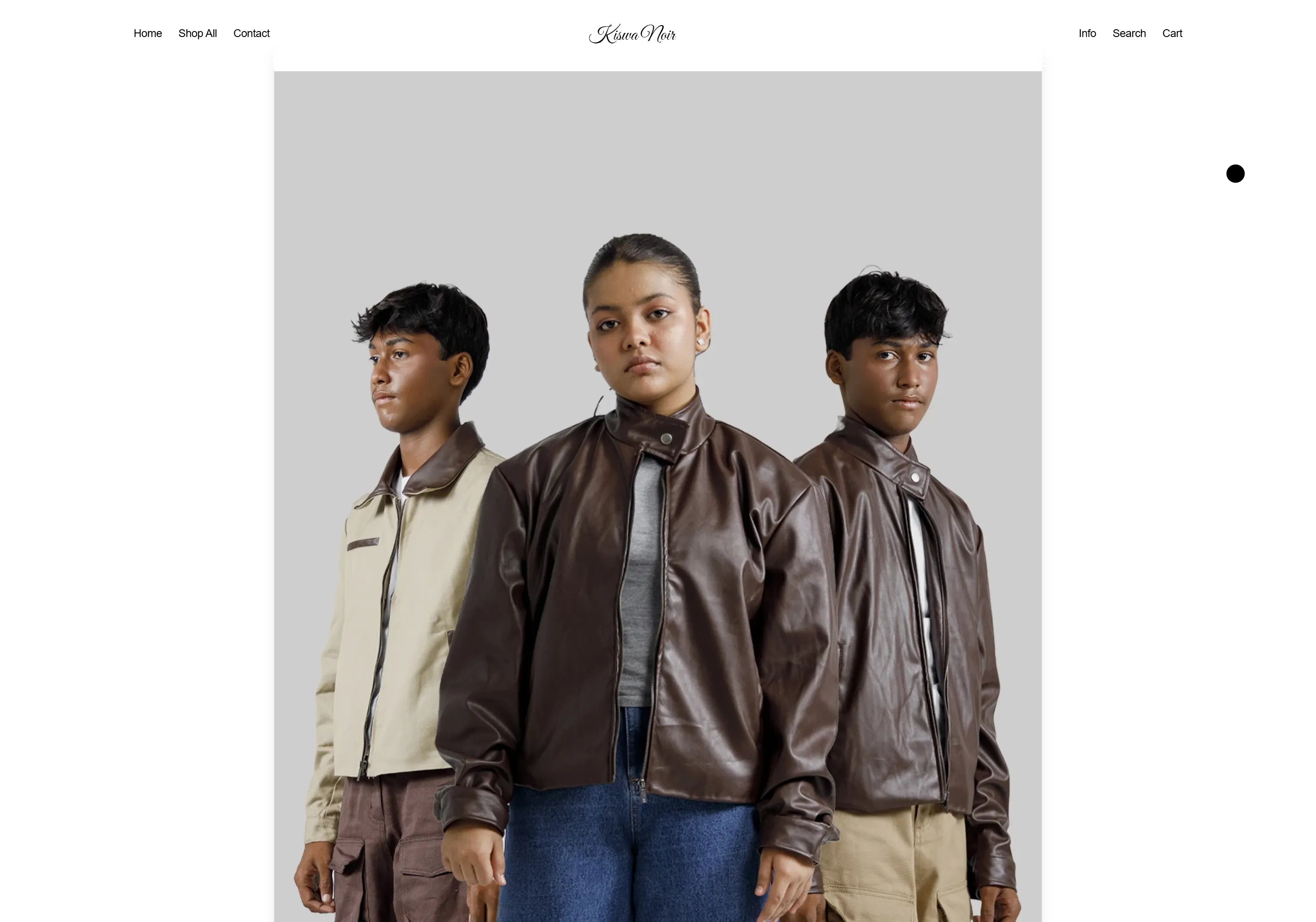 Kiswa Noir — Custom Shopify Theme 