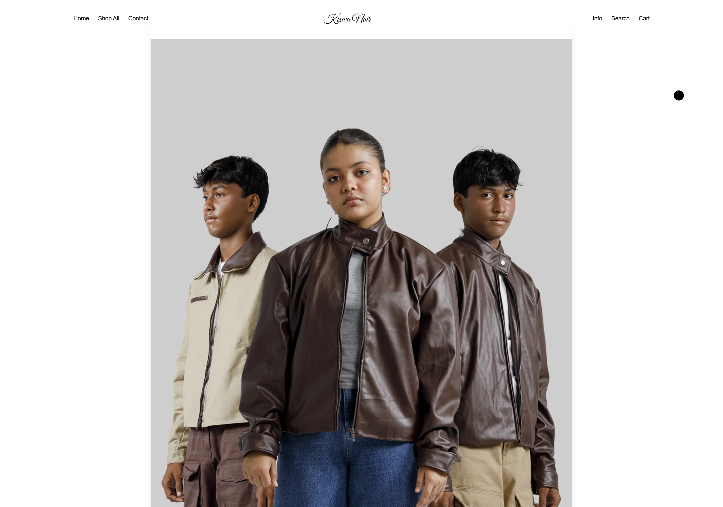 Kiswa Noir — Custom Shopify Theme 